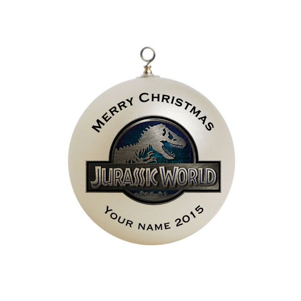Personalized Jurassic World Christmas Ornament Custom #1