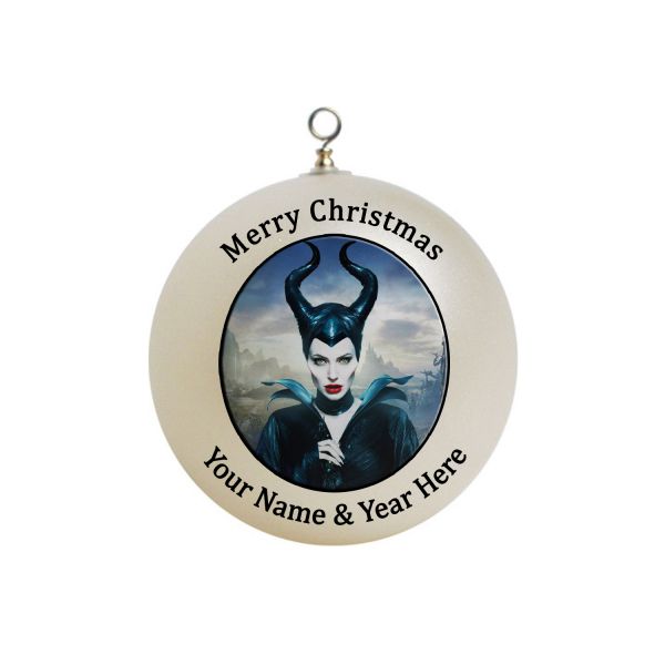 Personalized Maleficent Christmas Ornament Custom Gift #1