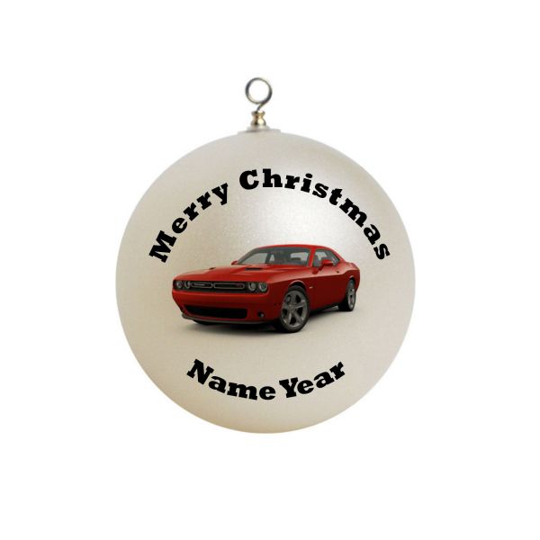 Personalized Dodge Car Ornament 1