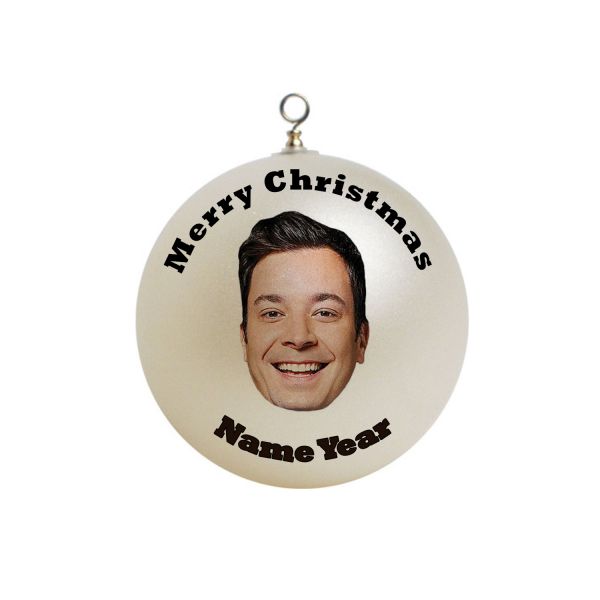 Personalized Jimmy Fallon Christmas Ornament Custom Gift # 1