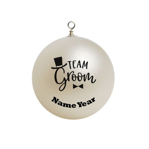 Personalized Team Groom Ornament 1