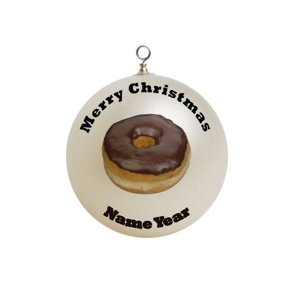 Personalized Donut Christmas Ornament Custom Gift # 1