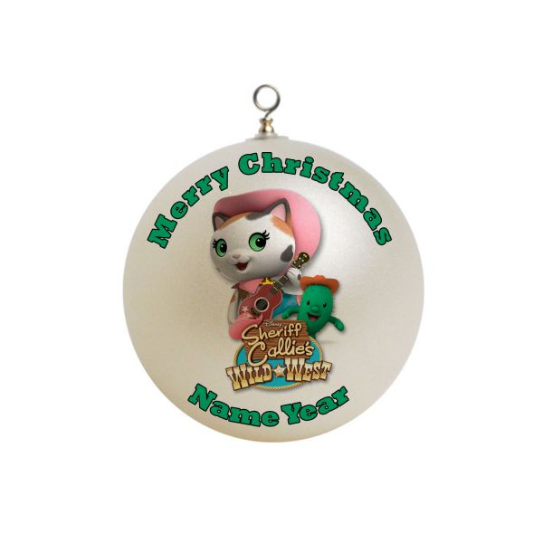 Personalized Sheriff Callie's Christmas Ornament Custom #1