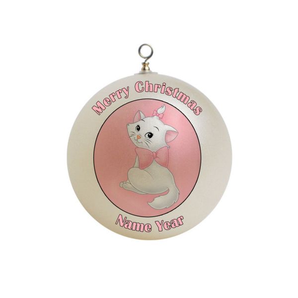 Personalized Marie Aristocats Christmas Ornament #1 