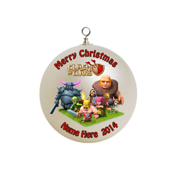 Personalized Clash of Clans Christmas Ornament #1