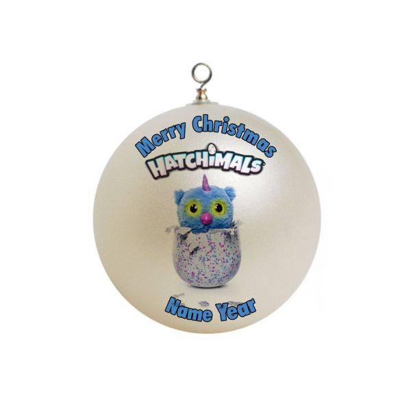 Personalized  hatchimals Unicorn Christmas  Ornament  #1