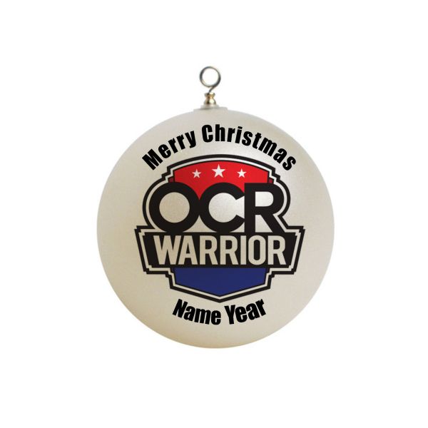 Personalized obsticle course race OCR Ornament 1