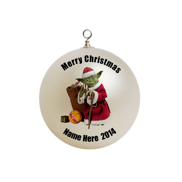 Personalized Star Wars Yoda Christmas Ornament Custom Gift #12