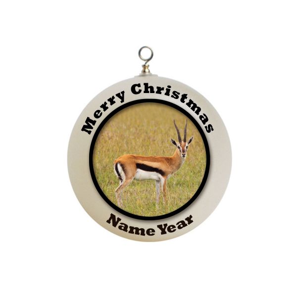 Personalized antelope Christmas Ornament #1