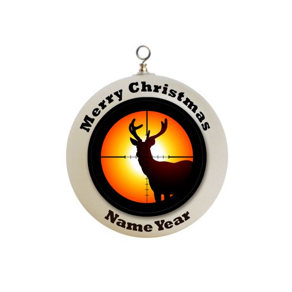 Personalized  Hunting Christmas  Ornament #1