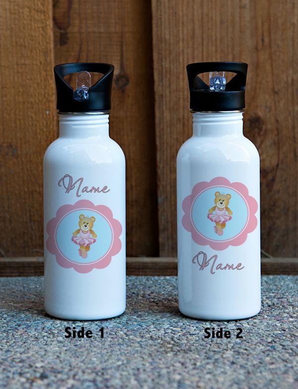 Personalized Ballet, Dance Water bottle custom gift 