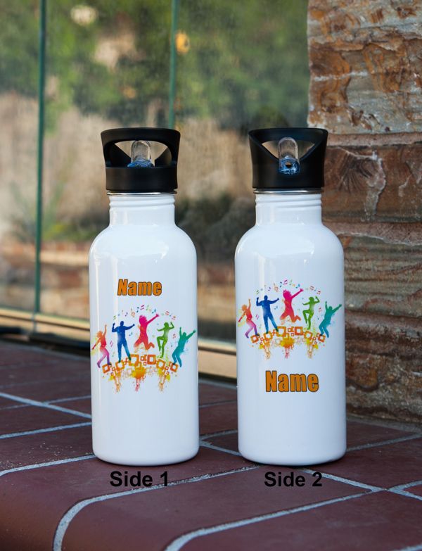Personalized Dance Water bottle custom gift 