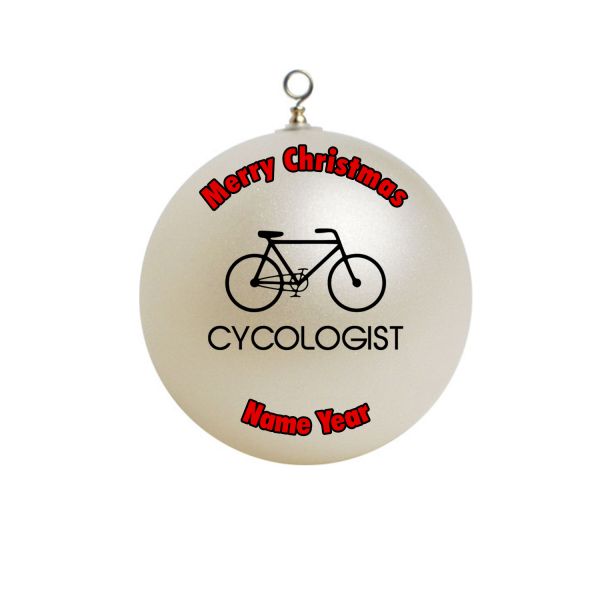 Personalized Cycologist  Christmas  Ornament  #1