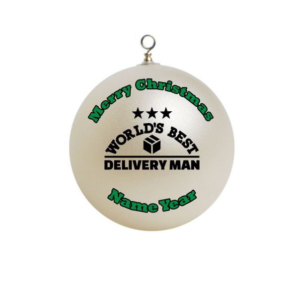 Personalized Worlds Best Delivery man Custom gift Funny #1