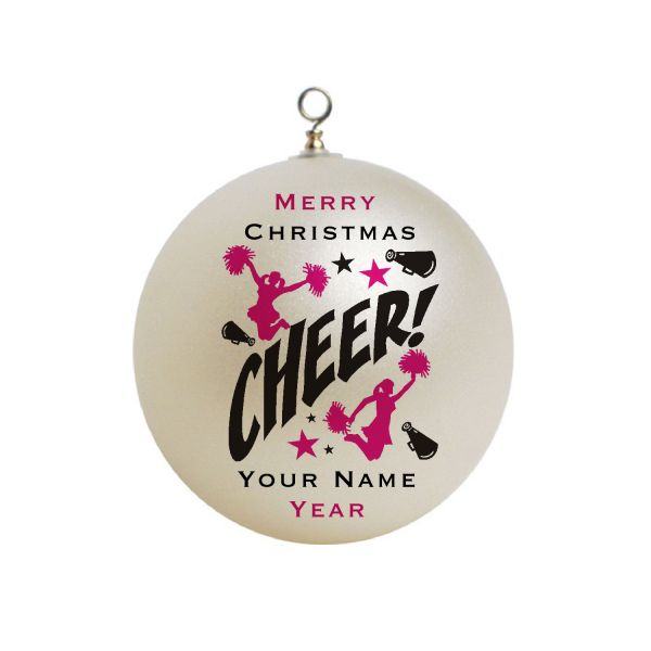 Personalized Cheerleading or Cheerleader #1 Christmas Ornament Custom 