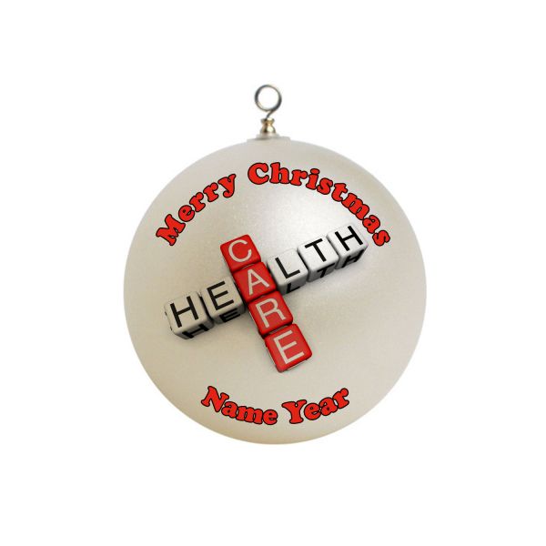 Personalized Healthcare Christmas Ornament Custom Gift #1