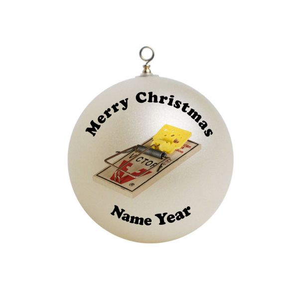 Personalized  mousetrap Christmas Ornament Custom Gift #1
