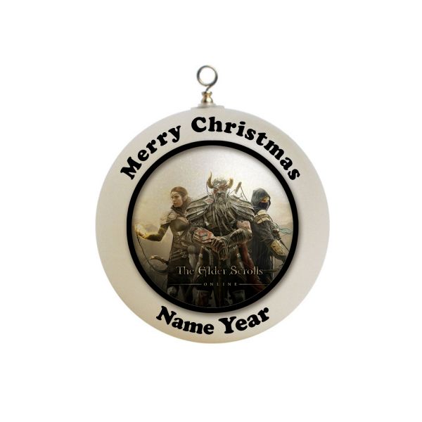 Personalized  elder scrolls Christmas Ornament Custom Gift #1