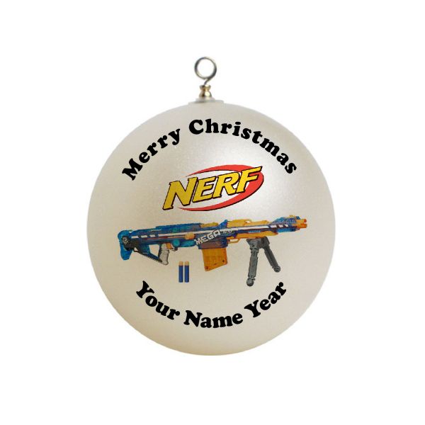 Personalized Nerf Gun Nerf Sniper Rifle Christmas Ornament Custom Gift #1