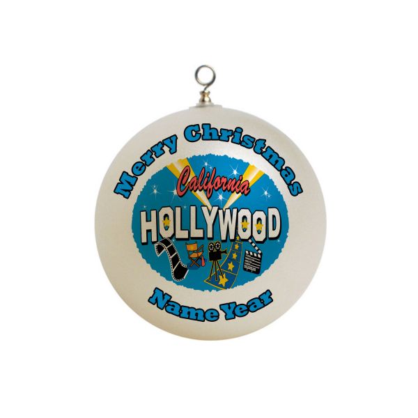 Personalized California Hollywood  Ornament #1