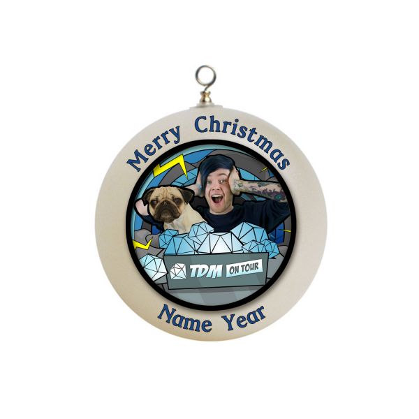 Personalized Minecraft Dan TDM dantdm Ornament Custom #1
