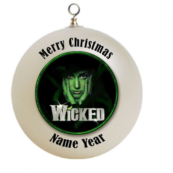 Personalized Wicked Musical Christmas Ornament Custom Gift #1