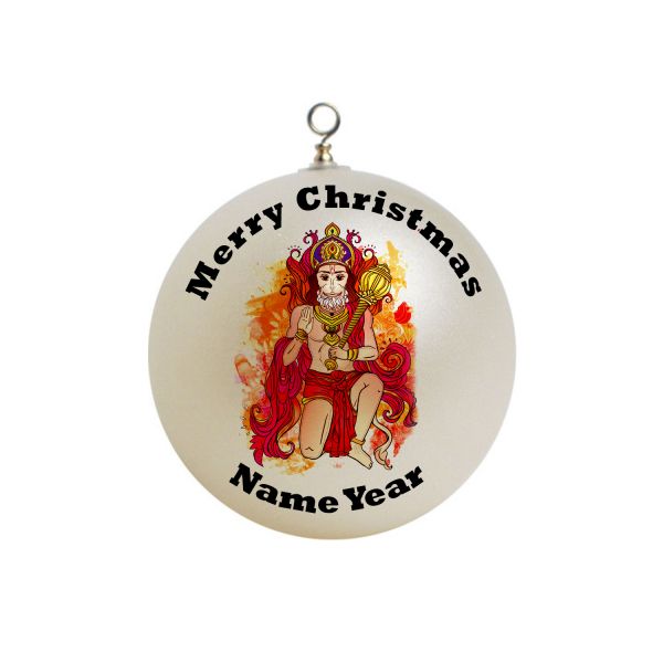 Personalized hanuman Christmas Ornament Custom Gift #1