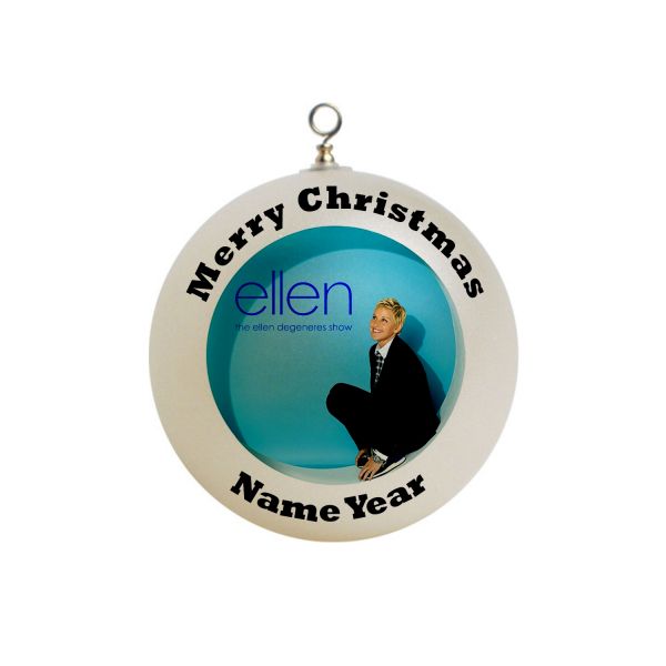 Personalized ellen degeneris Christmas Ornament Custom Gift #1