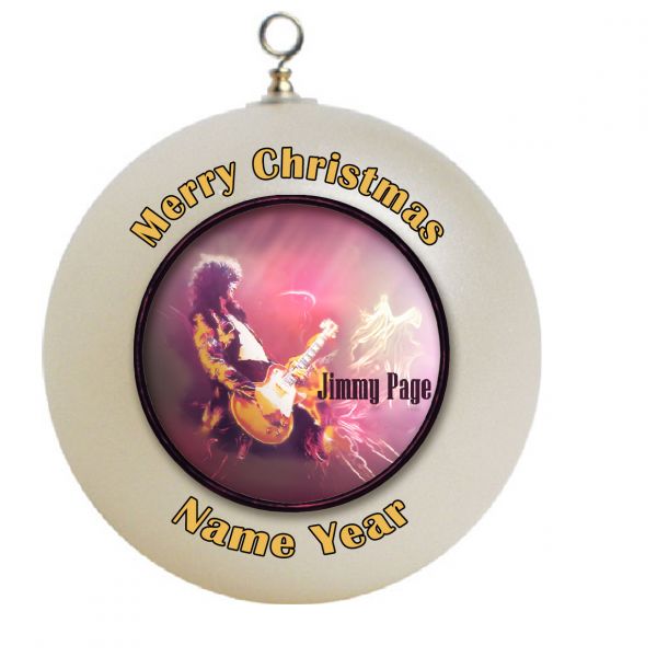 Personalized Jimmy Page Christmas Ornament Custom Gift #1