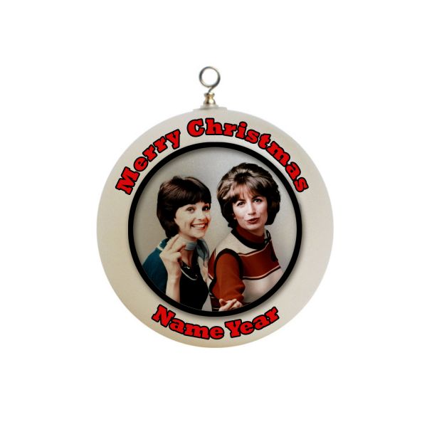 Personalized  Laverne & Shirley Christmas Ornament #1