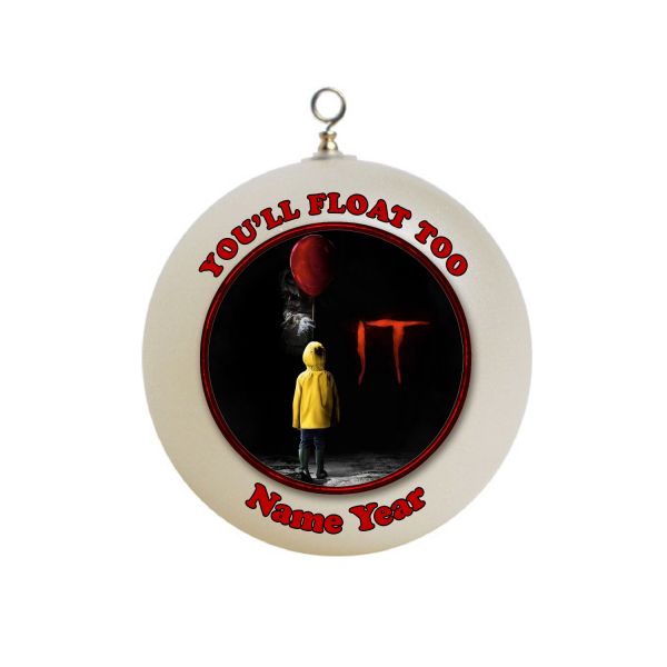 Personalized  Stephen King's IT - Movie IT Yellow Jacket Boy- Clown Christmas  Ornament #1