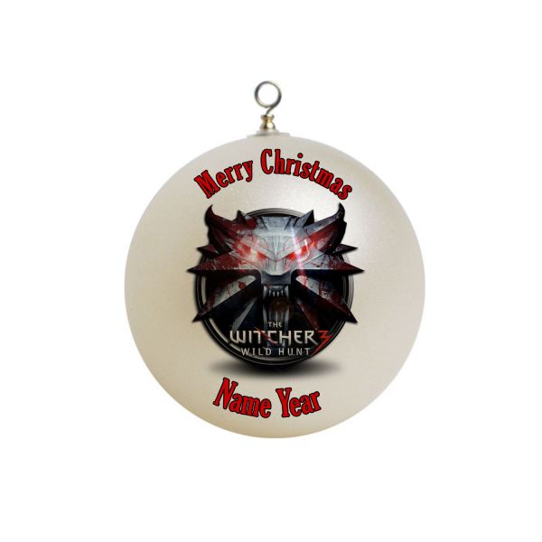Personalized Witcher 3 Wild Hunt Christmas Ornament Custom Gift #1
