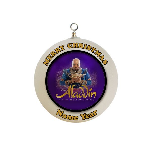 Personalized  Aladdin Musical Christmas Ornament #1