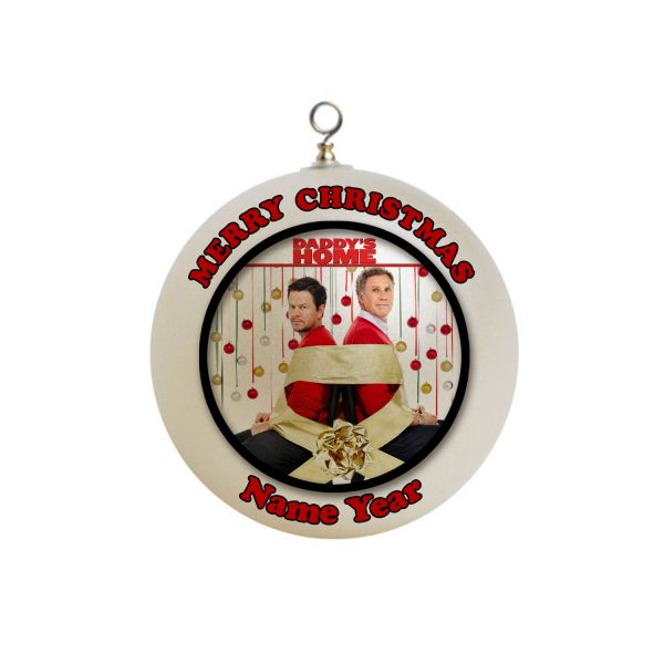 Personalized Mark Wahlberg and Will Ferrell Feud in Daddy's Home Gift  Ornament #1