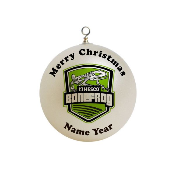 Personalized   Bonefrog Obstacle Course Race emblem  Ornament 1
