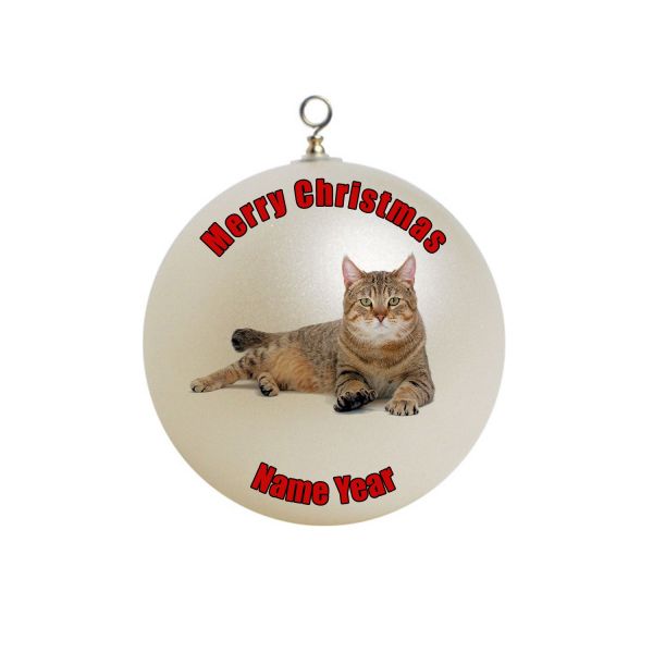Personalized Cat Christmas Ornament Custom Gift #1