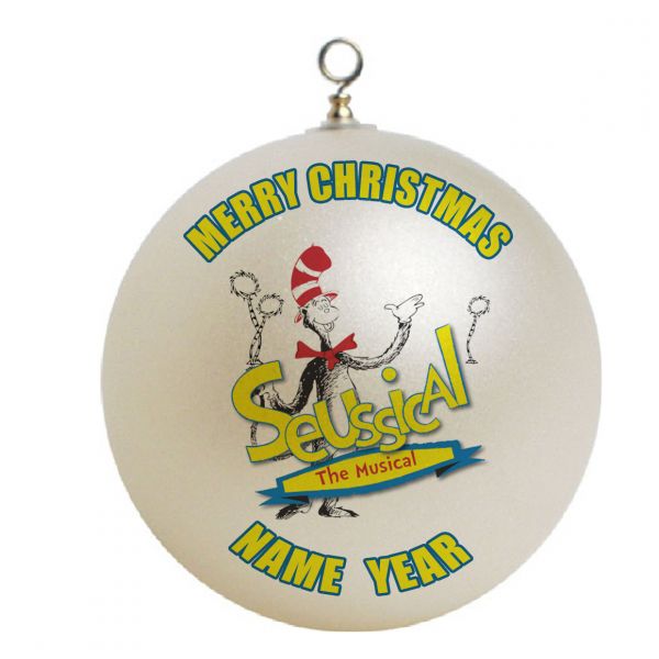 Personalized suessical musical Ornament #1