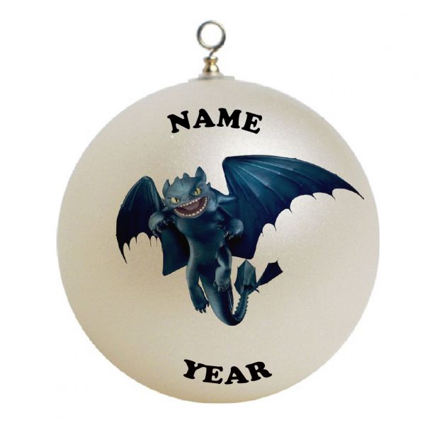 Personalized Toothless dragon Ornament #1