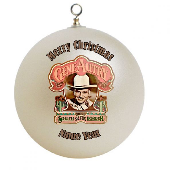 Personalized Gene autry  Ornament #1