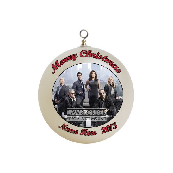 Personalized Law and Order Special Victims Christmas Ornament #1