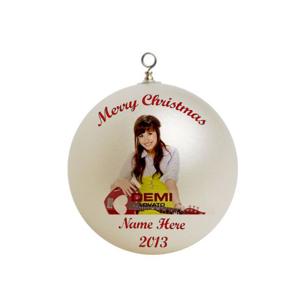 Personalized Demi Lovato Christmas Ornament Custom Gift #1