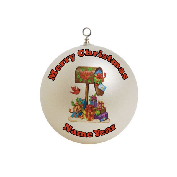 Personalized Letter Box Mailbox Christmas Ornament Christmas #1