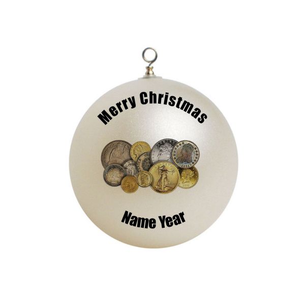 Personalized Coin Collector Ornament Christmas 1