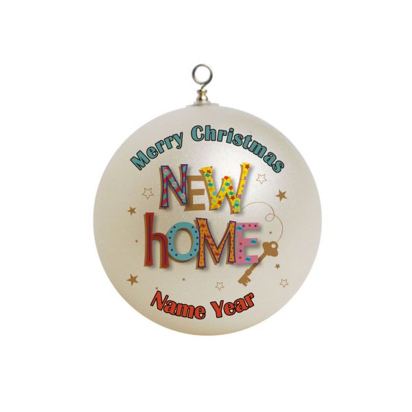 Personalized NEW HOME housewarming gift Christmas Ornament #1