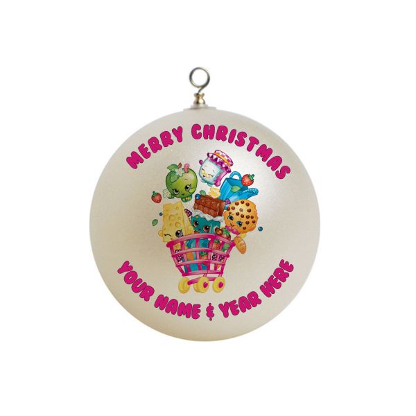 Personalized Shopkins Christmas Ornament Custom Gift #1