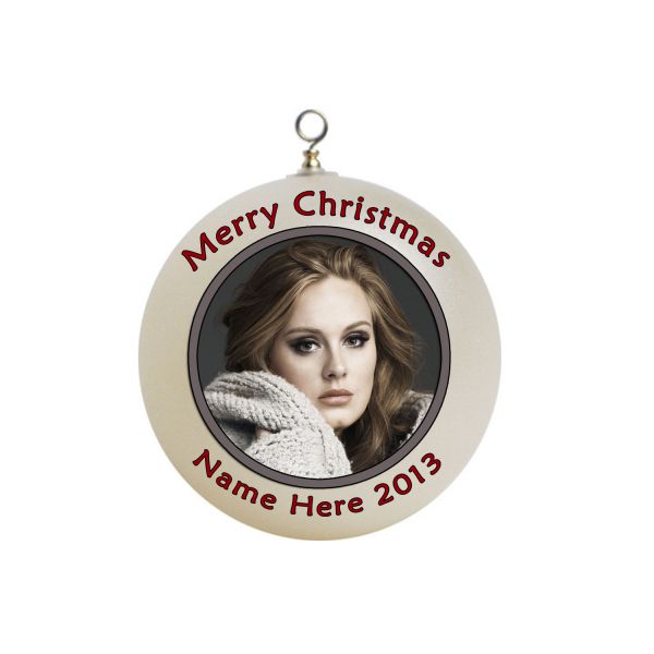 Personalized Adele Christmas Ornament Custom Gift #1