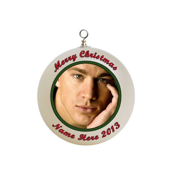 Personalized Channing Tatum Christmas Ornament Custom Gift #1