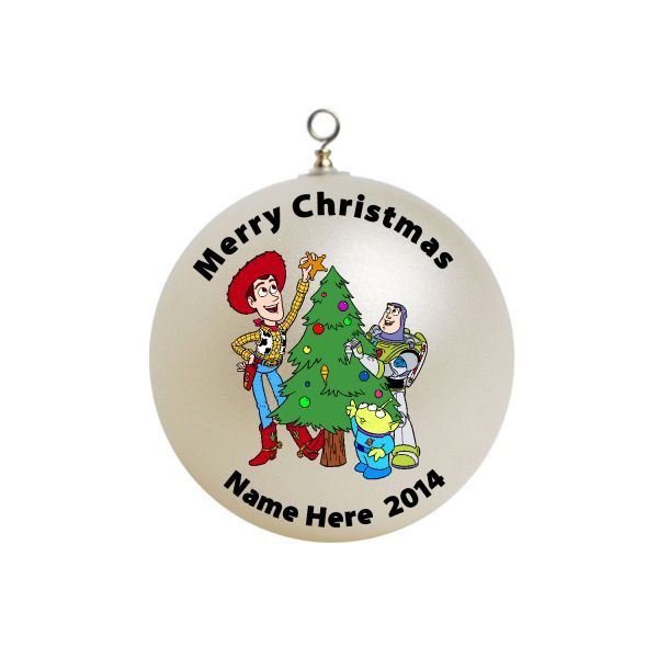 Personalized Toy Story Woody @ Buzz lightyearChristmas Ornament Custom Gift #6