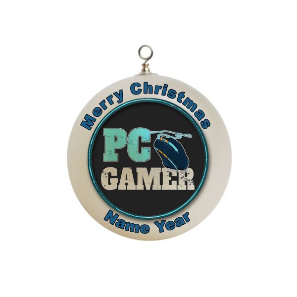 Personalized PC Gamer Boy/Girl  Christmas Ornament #1
