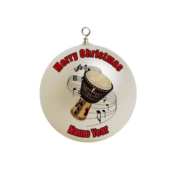 Personalized  Djembe Christmas Ornament Custom Gift #20